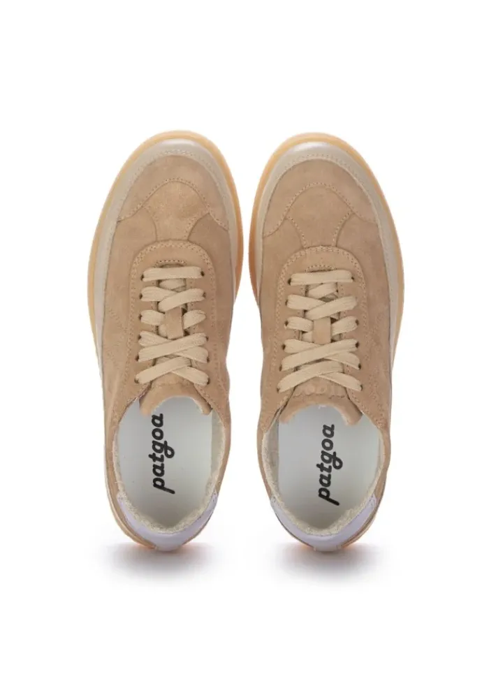 PAT-GOA PATGOA | SNEAKER WILDLEDER SABA BEIGE Fashion