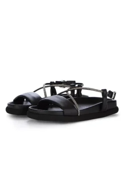 PATRIZIA BONFANTI | SANDALEN JIL STRASS NEW DREAMER SCHWARZ Hot
