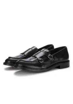 PAWELK'S SHOES PAWELK'S | LOAFERS SIERRA SCHNALLEN SCHWARZ Outlet