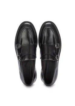 PAWELK'S SHOES PAWELK'S | LOAFERS SIERRA SCHNALLEN SCHWARZ Outlet