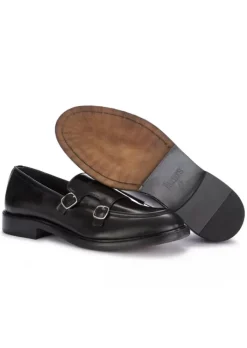 PAWELK'S SHOES PAWELK'S | LOAFERS SIERRA SCHNALLEN SCHWARZ Outlet