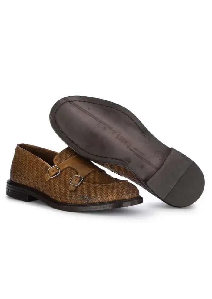 PAWELK'S SHOES PAWELK'S | MONK-STRAP SCHUHE MATT CUOIO BRAUN Hot