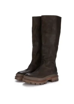 PAWELK'S SHOES PAWELK'S | STIEFEL BAND LEDER KAFFEEBRAUN Sale