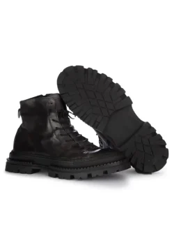 PAWELK'S SHOES PAWELK'S | STIEFELETTEN CRUST CARBON GRAU SCHWARZ Hot