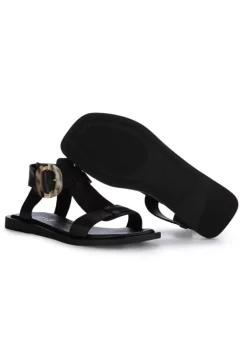 PIXY | FLACHE SANDALEN NAPPA SCHWARZ Outlet