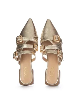 PIXY | MULES SCHMUCK SCHNALLEN GOLD Hot