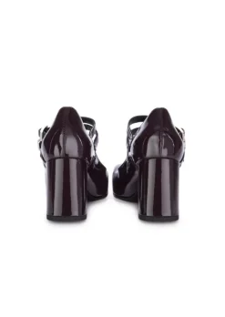 POEVE POESIE VENEZIANE | ABSATZ SCHUHE MIA LEDER VIOLETTE Sale
