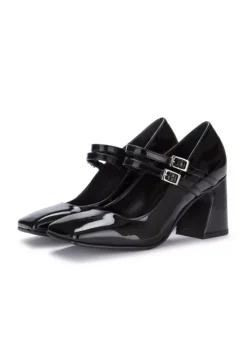 POEVE POESIE VENEZIANE | ABSATZSCHUHE MIA LEDER SCHWARZ Online