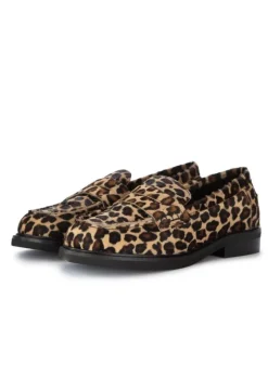 POEVE POESIE VENEZIANE | LOAFER PONY MACULATO SCHWARZ BRAUN New
