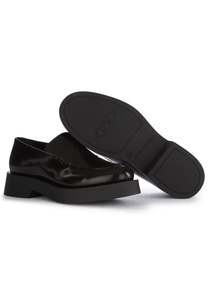 POEVE POESIE VENEZIANE | LOAFER DICKE SOHLE ABRASIVATO SCHWARZ Online