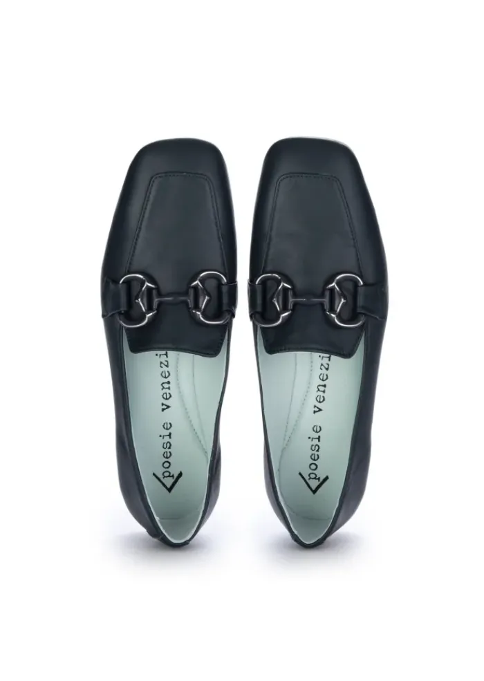 POEVE POESIE VENEZIANE | LOAFER LEDER NAPPA BLAU Sale