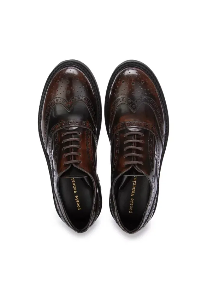POEVE POESIE VENEZIANE | SCHNÜRSCHUHE BROGUE BRAUN Outlet