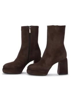 POEVE POESIE VENEZIANE | STIEFELETTEN MIFA WILDLEDER BRAUN Clearance