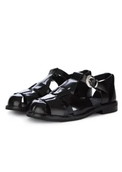 POEVE | FISHERMAN SANDALEN NEW ABRASIVATO SCHWARZ Fashion