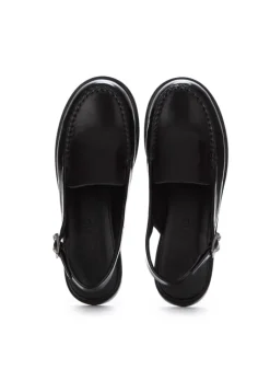 POEVE | SLINGBACK LOAFER NEW ABRASIVATO SCHWARZ Online