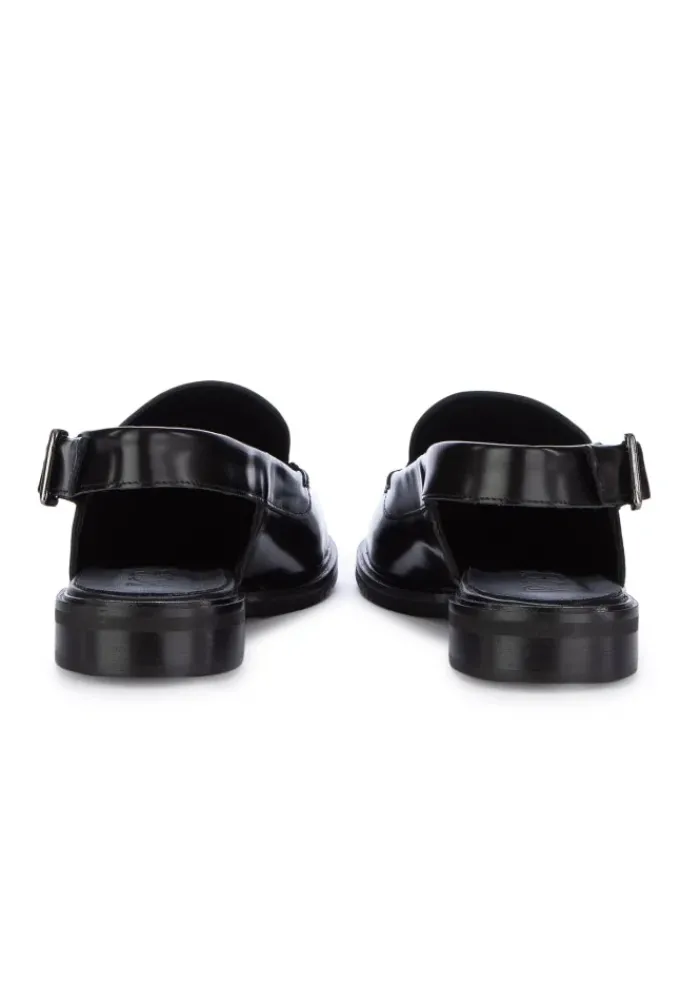 POEVE | SLINGBACK LOAFER NEW ABRASIVATO SCHWARZ Online