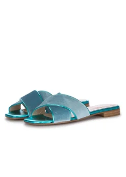 POSITANO IN LOVE | SANDALEN ANGIE SAMT HELLBLAU New