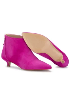POSITANO IN LOVE | STIEFELETTEN CARMEN WILDLEDER CYCLAMEN New