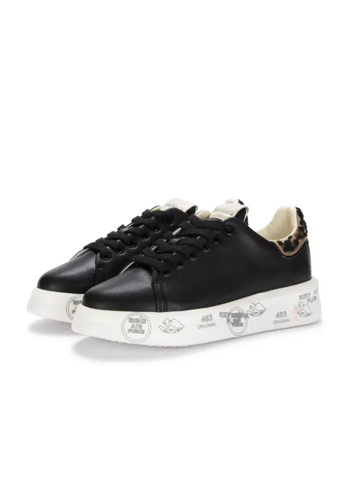 PREMIATA | SNEAKER BELLE LEDER SCHWARZ GEFLECKT Outlet