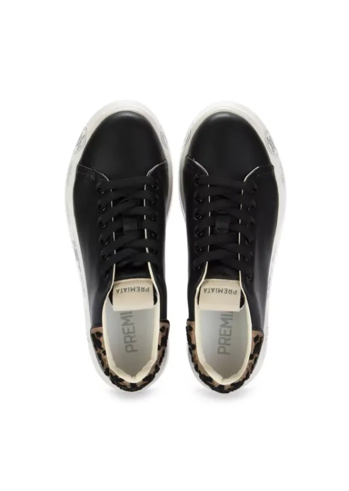 PREMIATA | SNEAKER BELLE LEDER SCHWARZ GEFLECKT Outlet