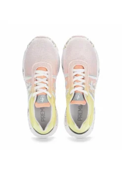PREMIATA | SNEAKER BUFF NETZ FARBVERLAUF ROSA GELB Sale
