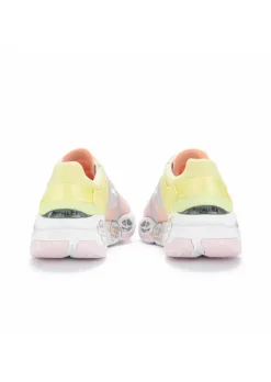PREMIATA | SNEAKER BUFF NETZ FARBVERLAUF ROSA GELB Sale