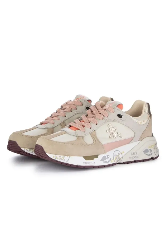 PREMIATA | SNEAKER MASED BEIGE ROSA Outlet