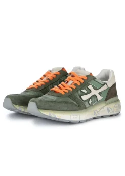 DERNA PREMIATA | SNEAKER MICK GRÜN ORANGE New