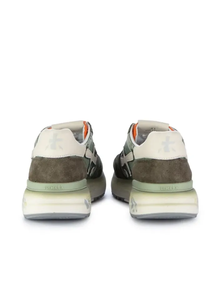 DERNA PREMIATA | SNEAKER MICK GRÜN ORANGE New