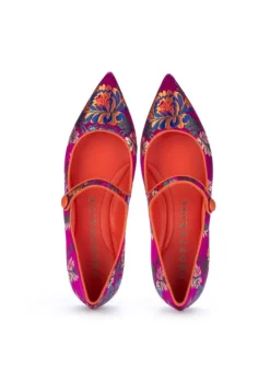 PROSPERINE | MARY JANE BALLERINAS GEISHA FUCHSIE ORANGE Outlet