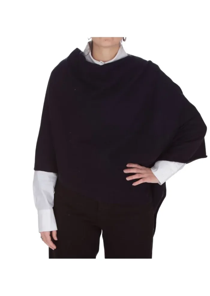 RIVIERA CASHMERE | CAPE GLATT GESTRICKTER SCHWARZ Best
