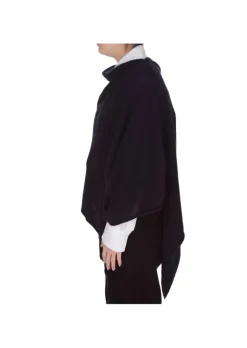 RIVIERA CASHMERE | CAPE GLATT GESTRICKTER SCHWARZ Best