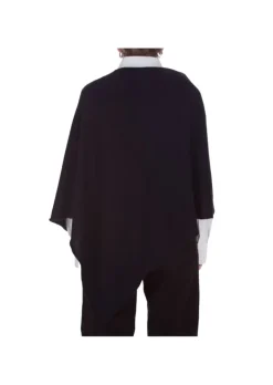 RIVIERA CASHMERE | CAPE GLATT GESTRICKTER SCHWARZ Best