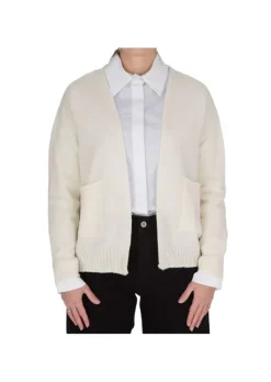 RIVIERA CASHMERE | CARDIGAN TASCHEN CREMEWEIß Online