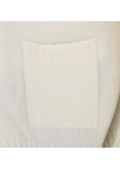 RIVIERA CASHMERE | CARDIGAN TASCHEN CREMEWEIß Online