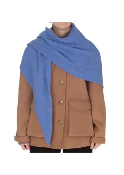 RIVIERA CASHMERE | KEFIA GLATT GESTRICKTER LEICHT HELLBLAU Outlet