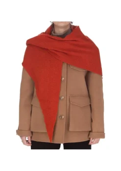 RIVIERA CASHMERE | KEFIA GLATT GESTRICKTER LEICHT ORANGE Discount