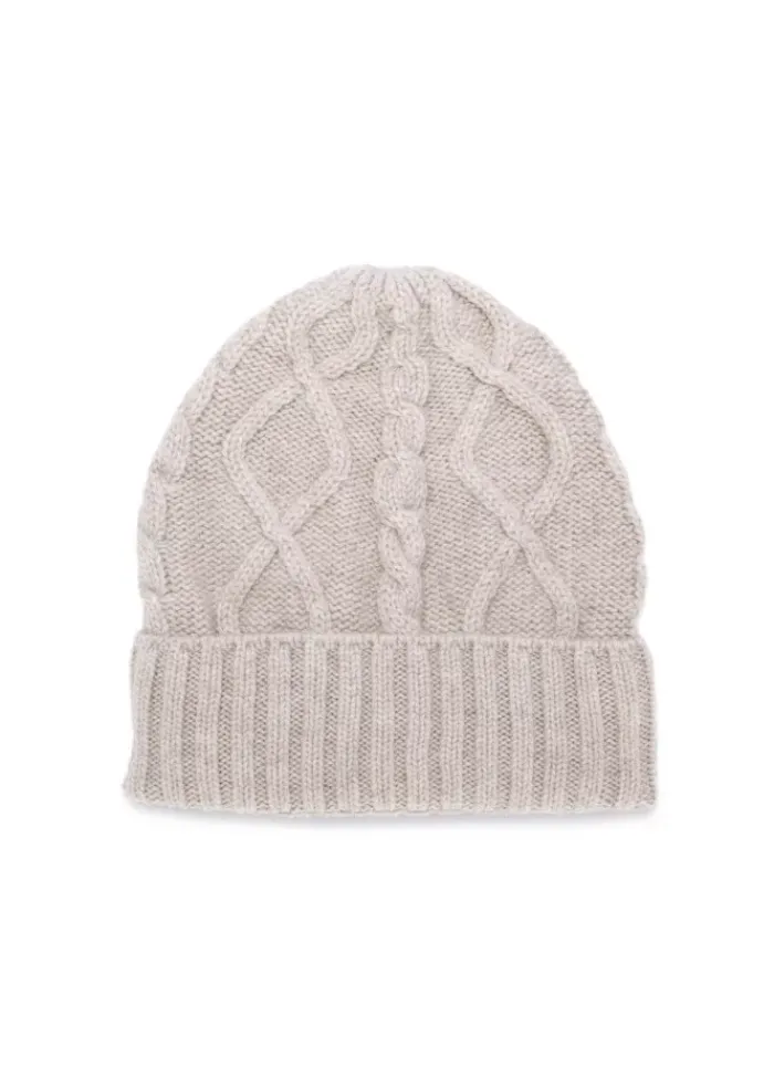 RIVIERA CASHMERE | MÜTZE WAFFLE BEIGE New