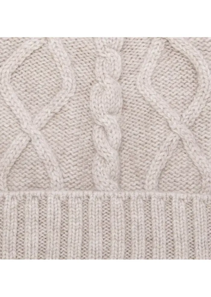 RIVIERA CASHMERE | MÜTZE WAFFLE BEIGE New