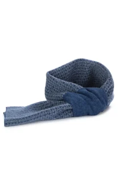 RIVIERA CASHMERE | SCHALKRAGEN PIED A PULL BLAU Clearance
