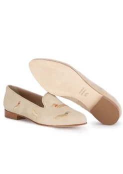 ROMA | BALLERINAS BASSOTTI COLLARI WILDLEDER BEIGE Clearance
