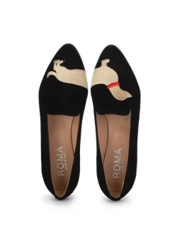 ROMA | BALLERINAS BASSOTTO WILDLEDER SCHWARZ Outlet