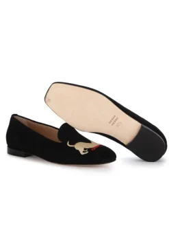 ROMA | BALLERINAS GATTO GOMITOLO WILDLEDER SCHWARZ Clearance