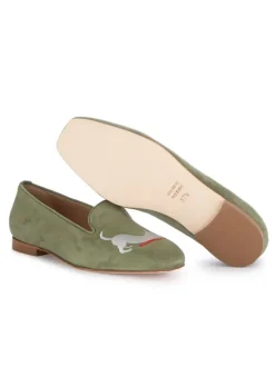 ROMA | BALLERINAS GATTO GOMITOLO ECKIGE SPITZE GRÜN Fashion