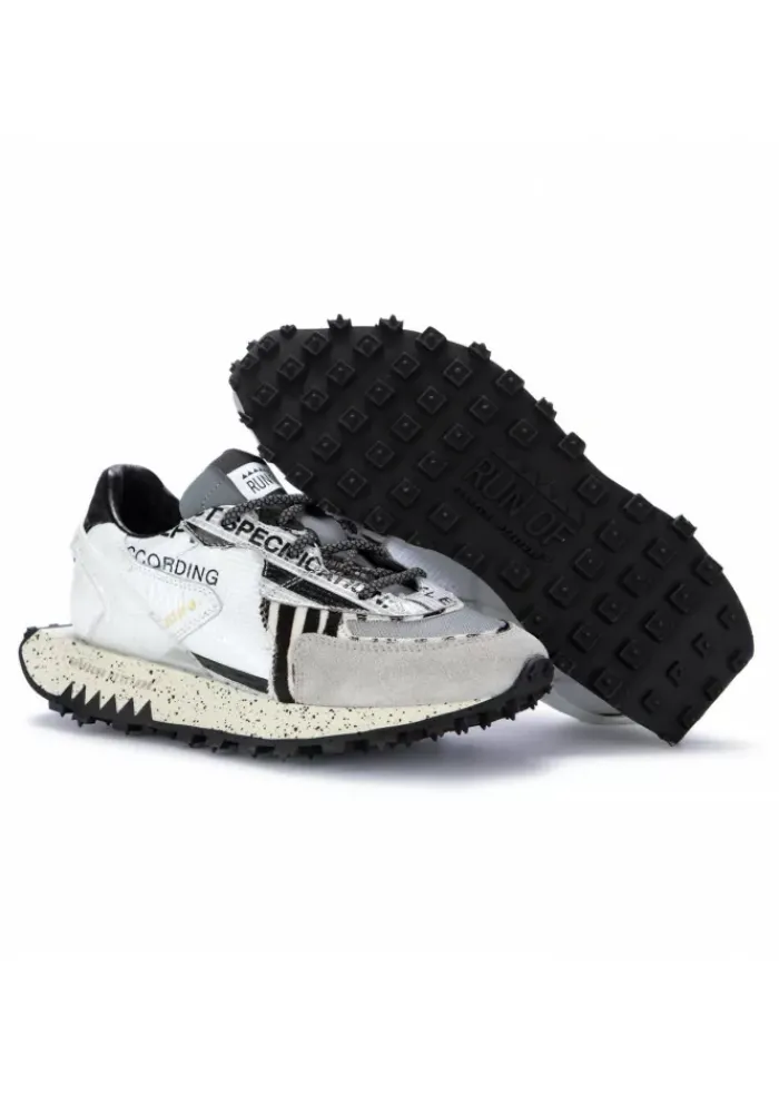 RUN OF | SNEAKER BODRUM SHUTTLE GRAU WEIß Clearance