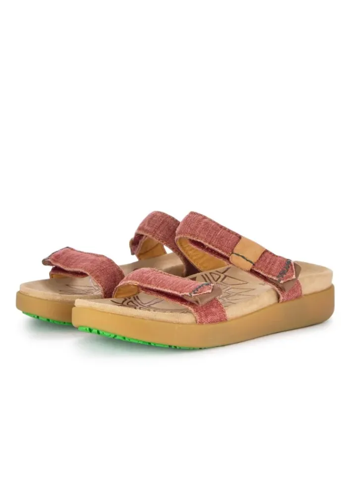 SATORISAN | SANDALEN KAE LINEN ROT Clearance