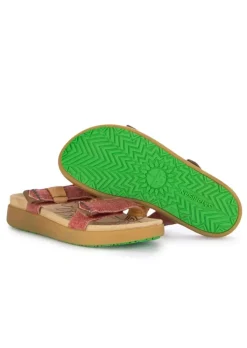 SATORISAN | SANDALEN KAE LINEN ROT Clearance