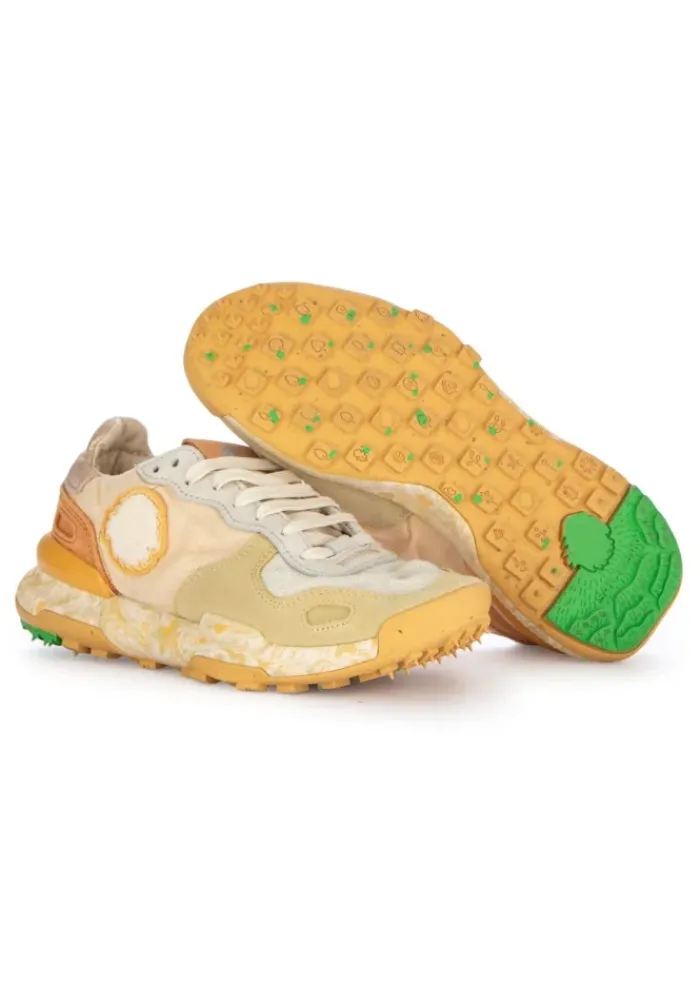 SATORISAN | SNEAKER CHACRONA LINEN ORANGE MEHRFARBIG Sale