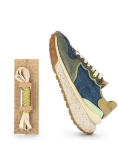 SATORISAN | SNEAKER CHACRONA METTA HEMP BLAU GRÜN Discount