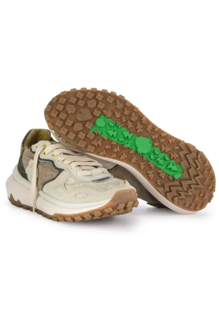 SATORISAN | SNEAKER CHACRONA METTA LINO WHITEWISP BEIGE BRAUN Fashion